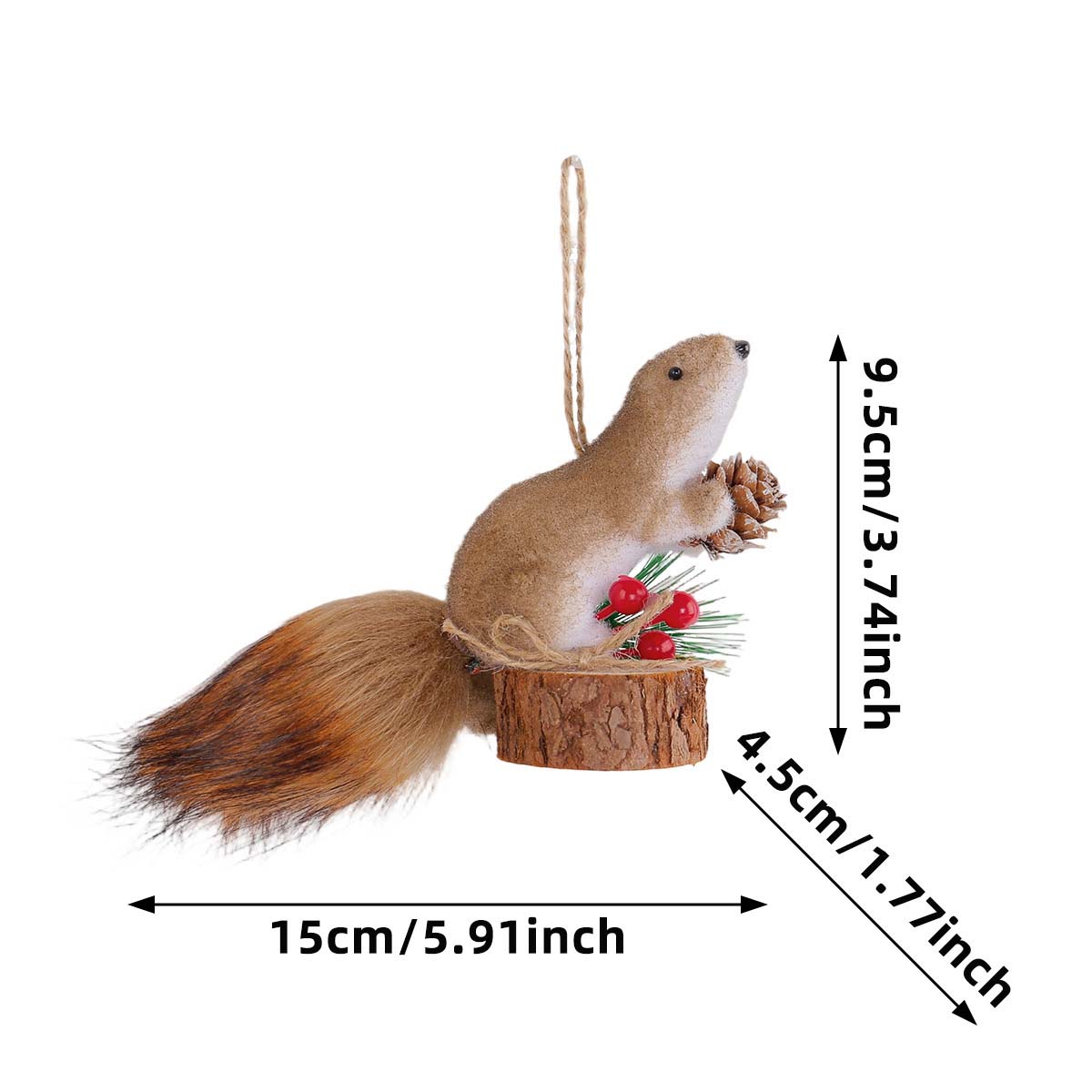 Squirrel desktop ornament