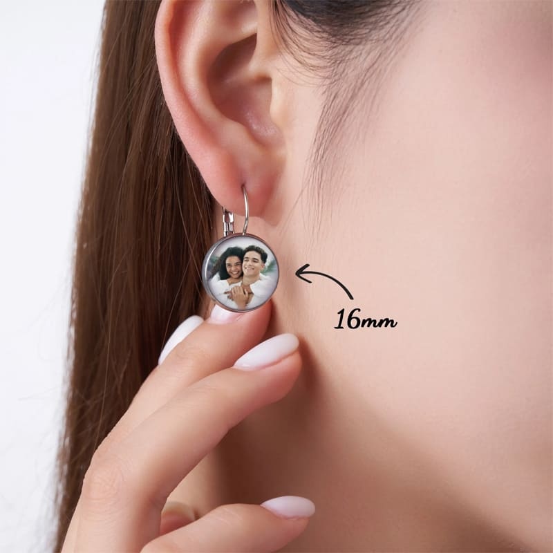 Personalized pendant earrings