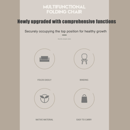 Multifunctional Foldable Portable Baby High Chair