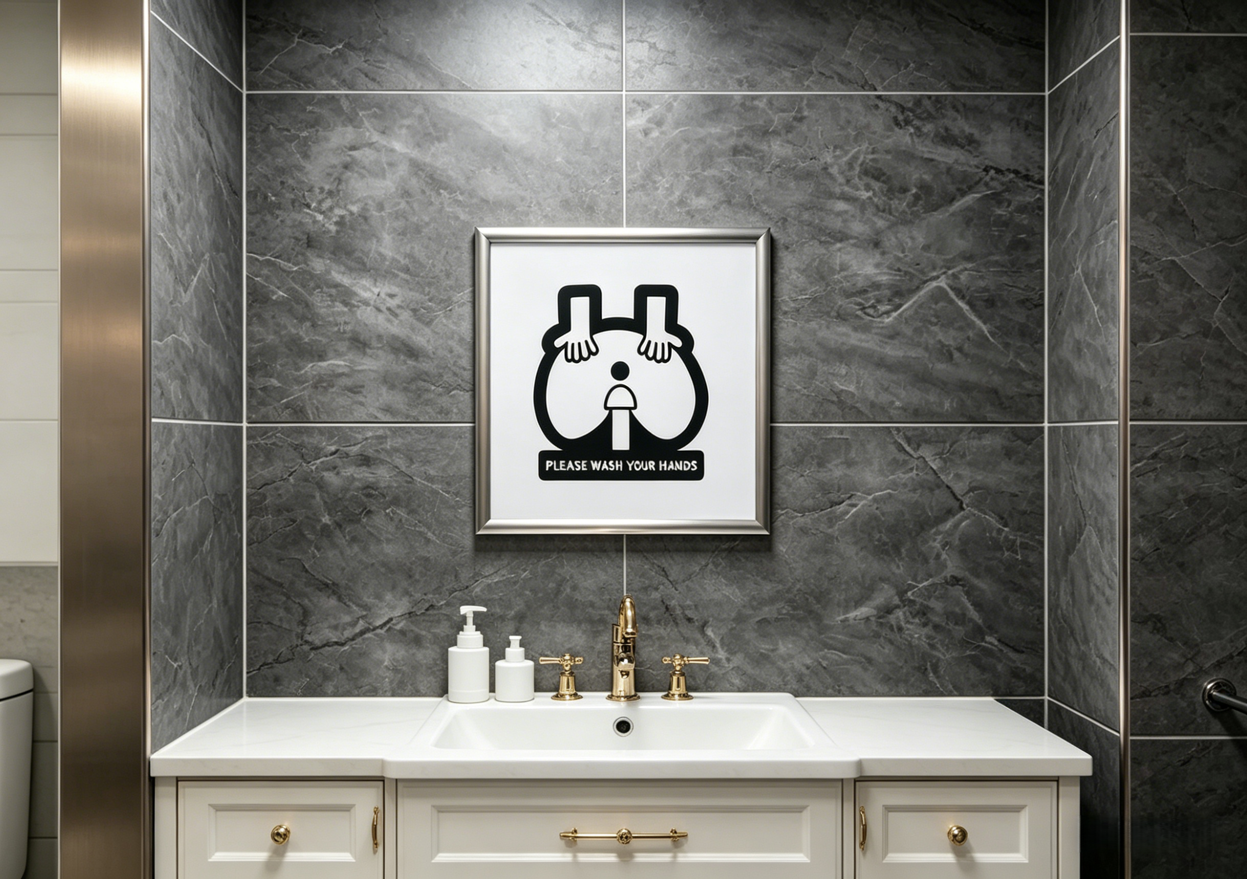Please wash your hands.