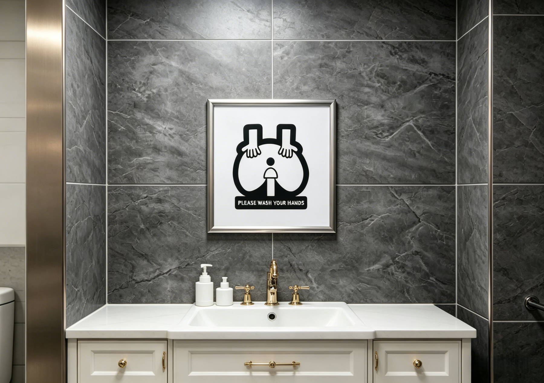 Please wash your hands.