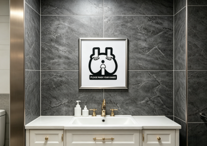 Please wash your hands.