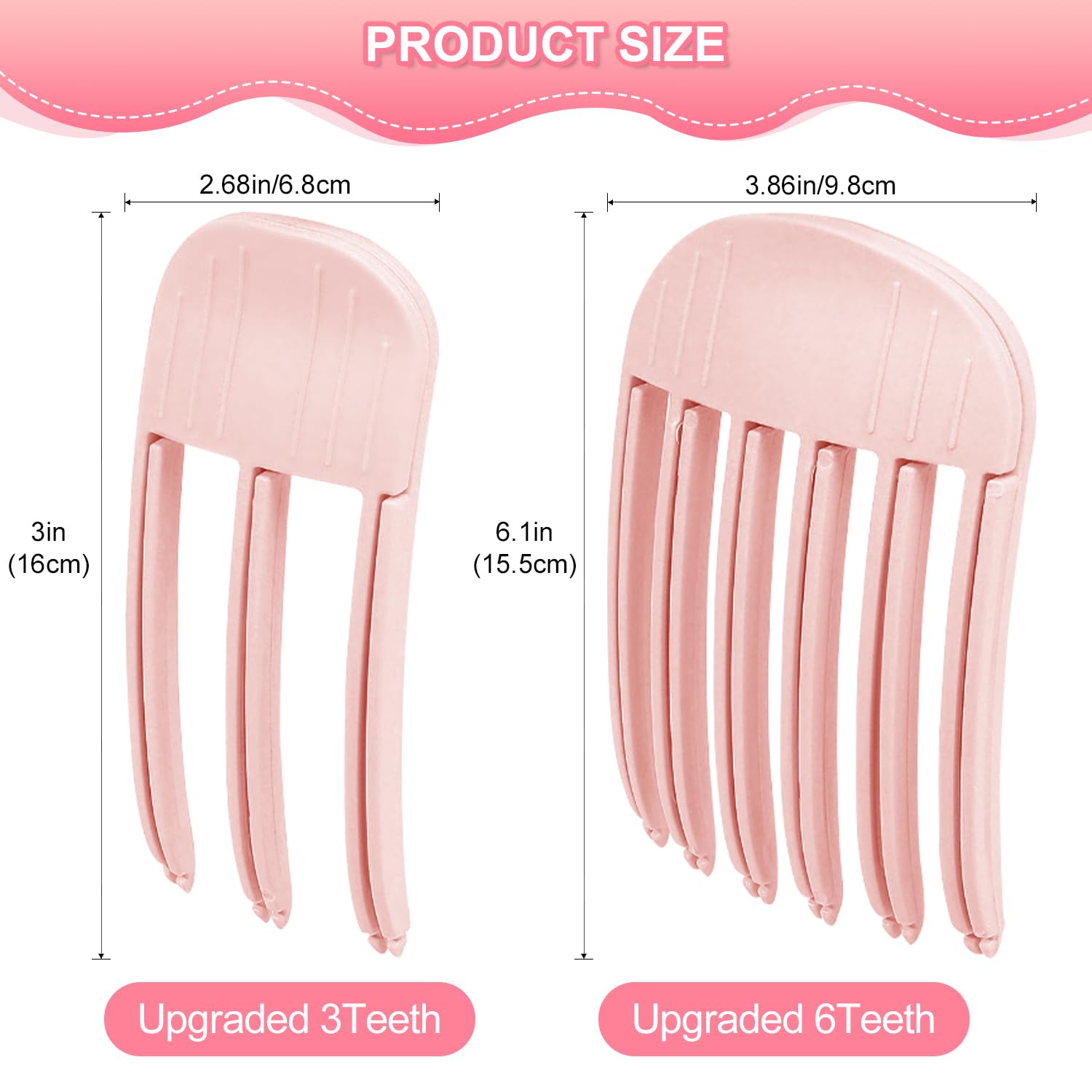 Wind sculpting comb fluffy clip