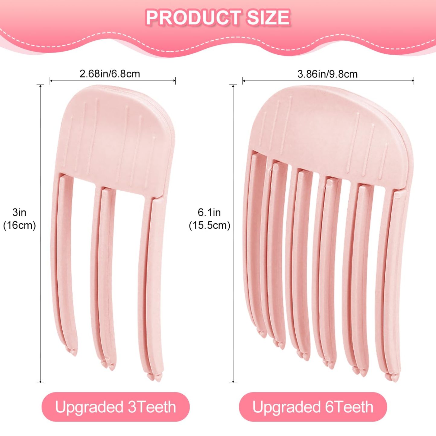 Wind sculpting comb fluffy clip