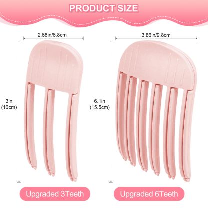 Wind sculpting comb fluffy clip