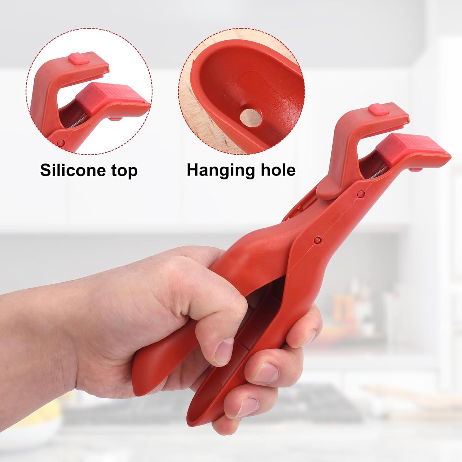 Anti-scalding bowl clip non-slip silicone plate lifter