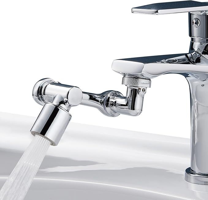 Robotic arm universal faucet
