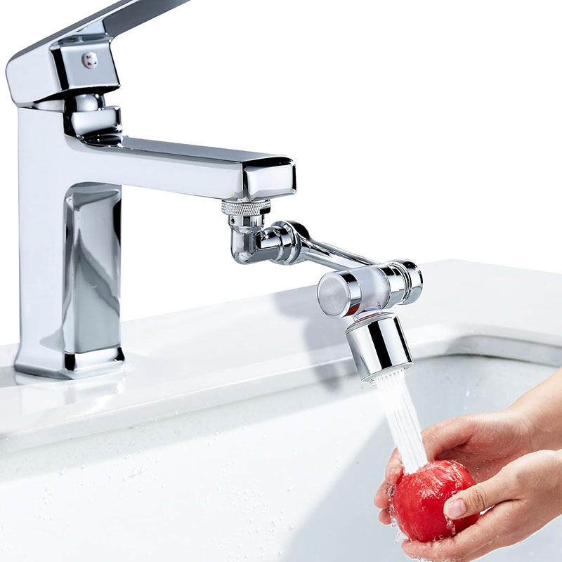 Robotic arm universal faucet
