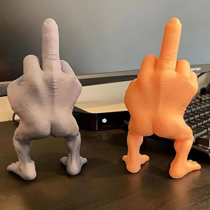 New style funny middle finger figure figurine