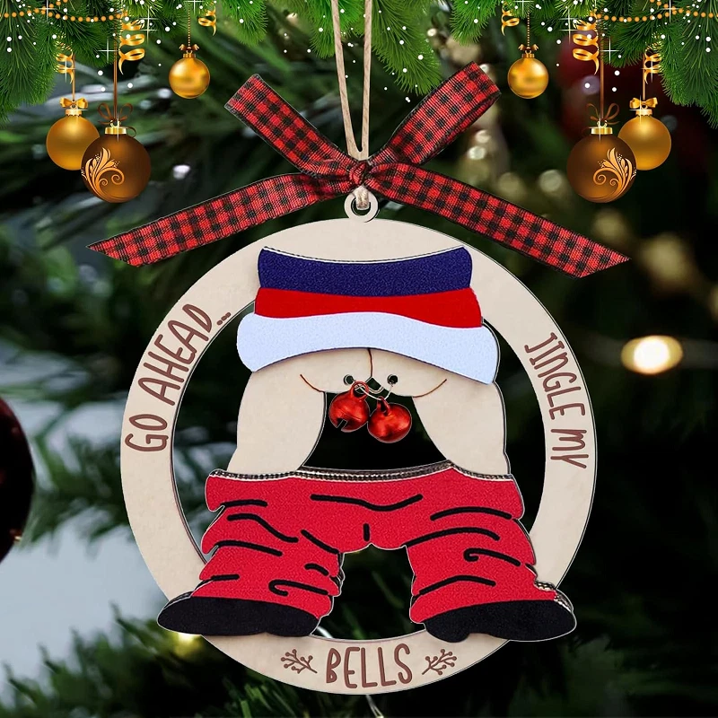 Christmas wooden ornaments