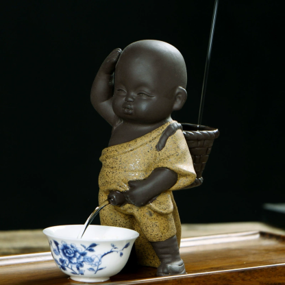 Creative Little Monk Tea Pet Ornament