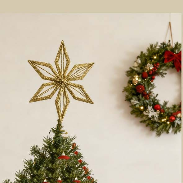 DIY Christmas Tree Top Decoration