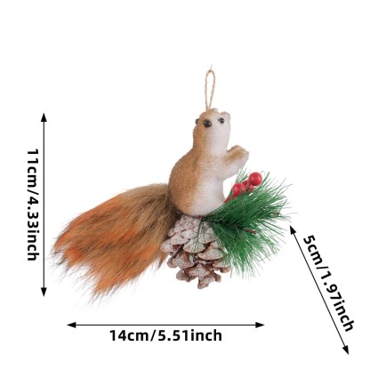 Squirrel desktop ornament