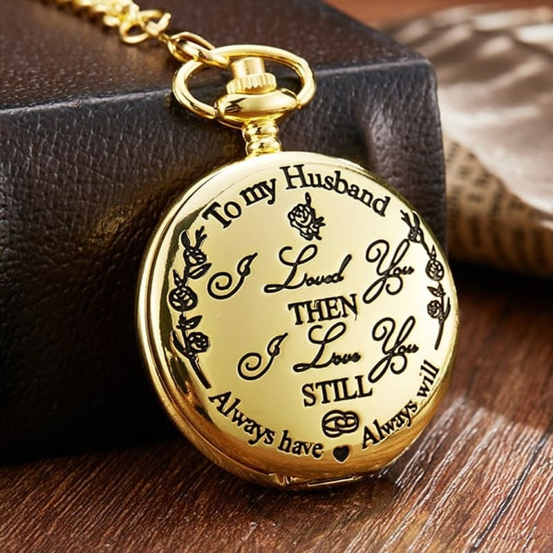 "To my son/daughter/father" Quartz Pocket Watch