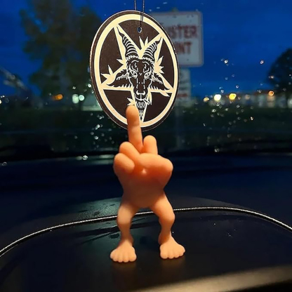 New style funny middle finger figure figurine
