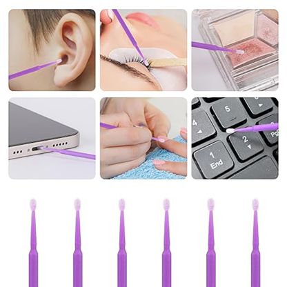 Baby nail cleaning cotton swab