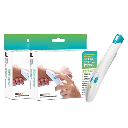 Electronic mosquito bite treatment device