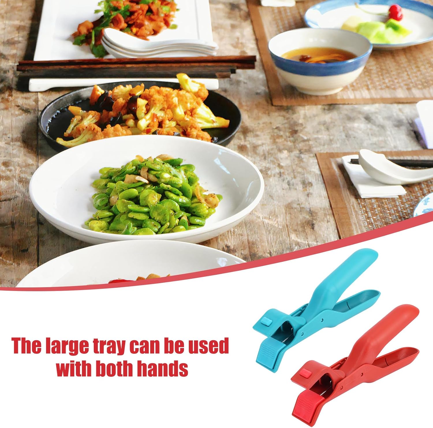 Anti-scalding bowl clip non-slip silicone plate lifter