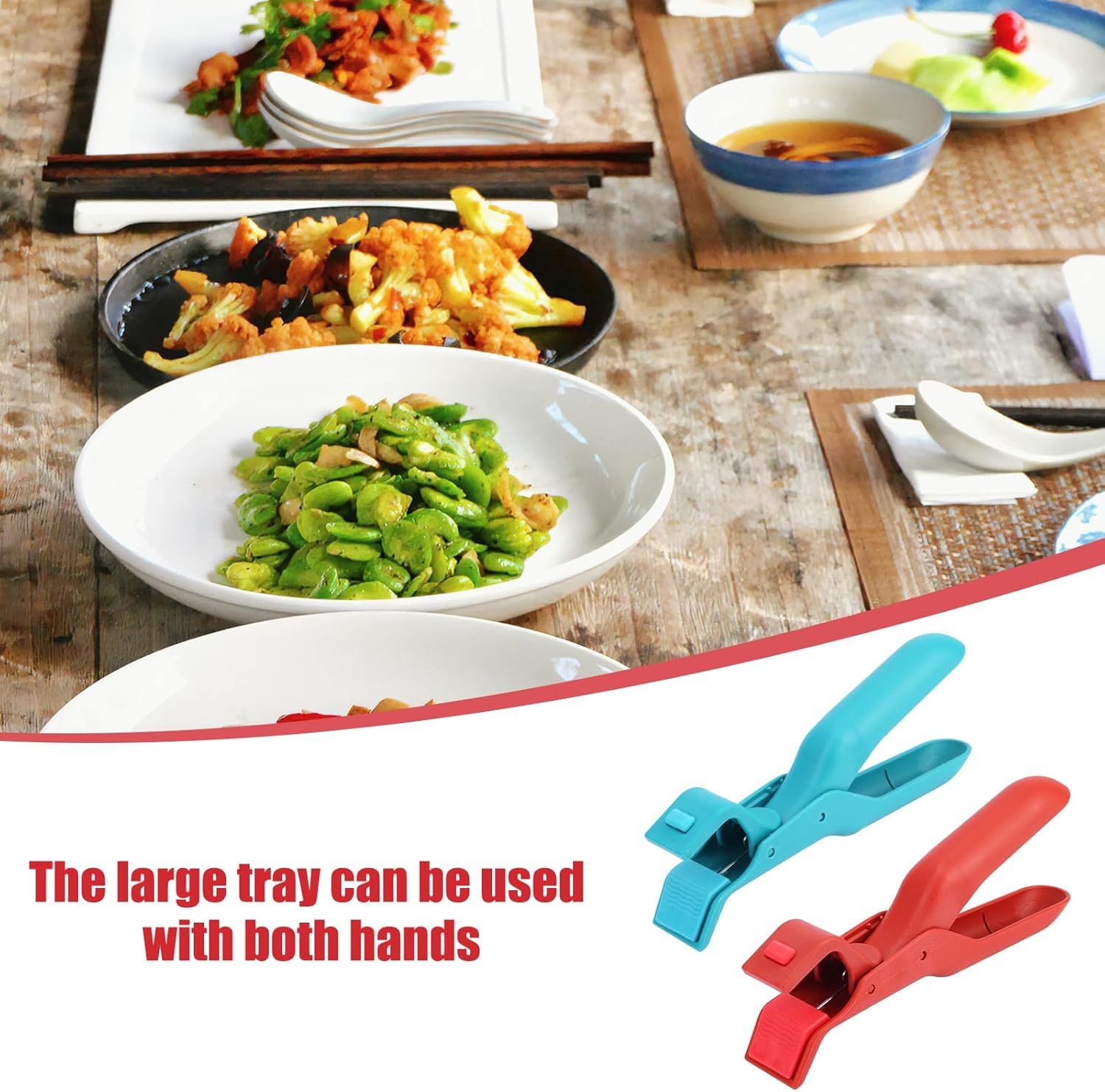 Anti-scalding bowl clip non-slip silicone plate lifter