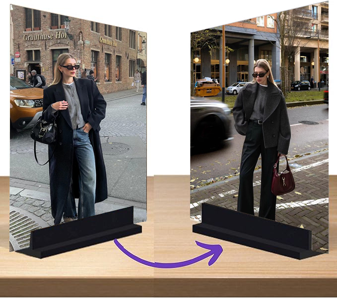 Personalized Lens Photo Flip Picture