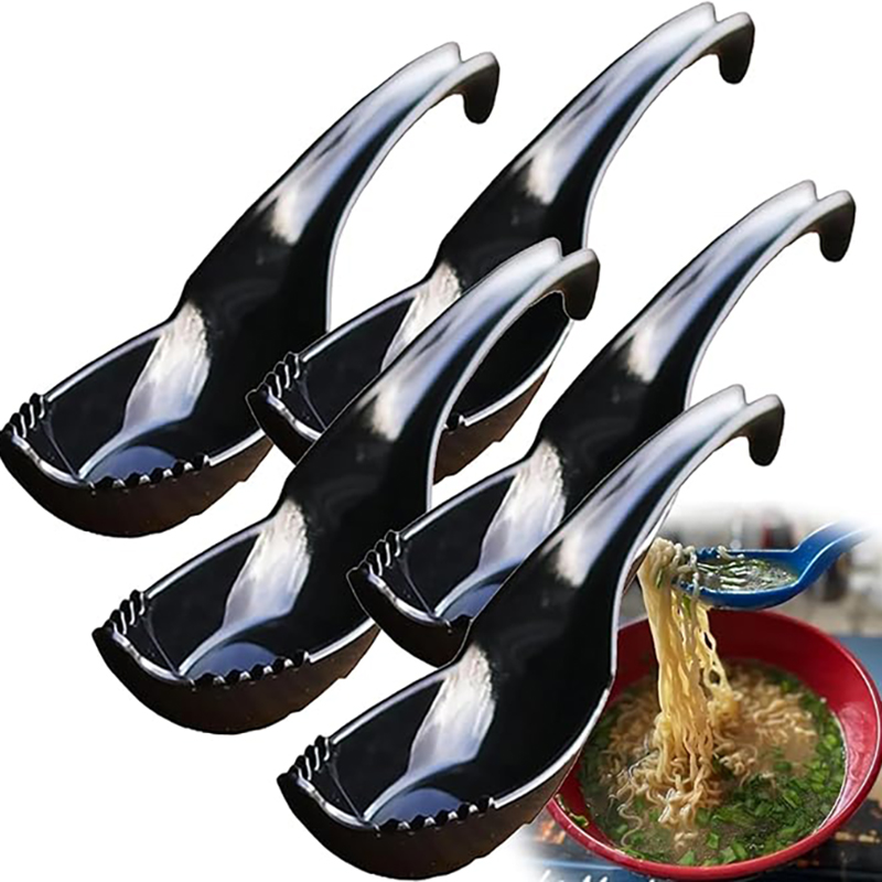 Ramen soup spoon with fork