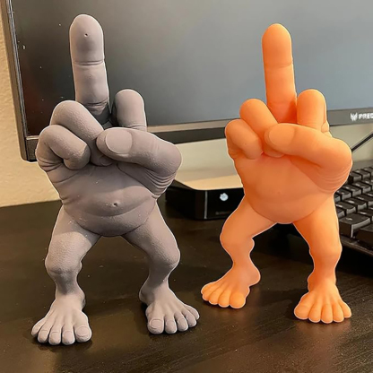 New style funny middle finger figure figurine