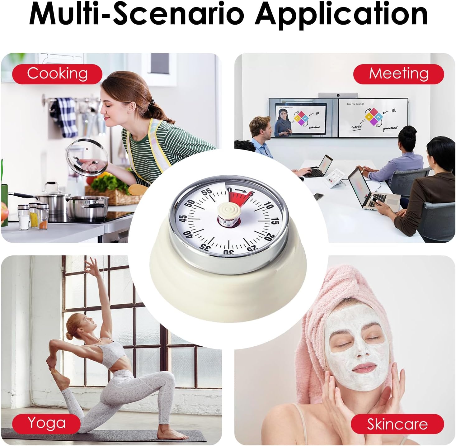 Mechanical timer kitchen cooking timer reminder