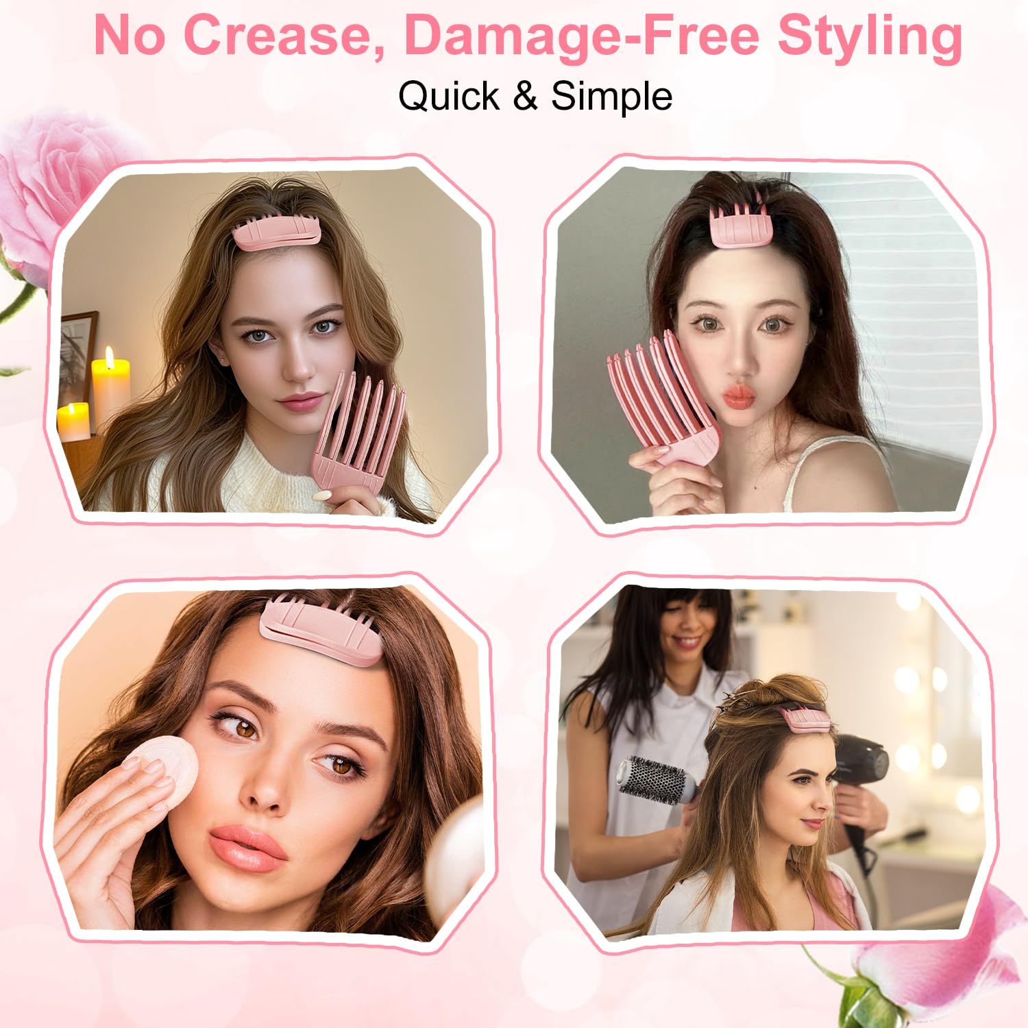 Wind sculpting comb fluffy clip