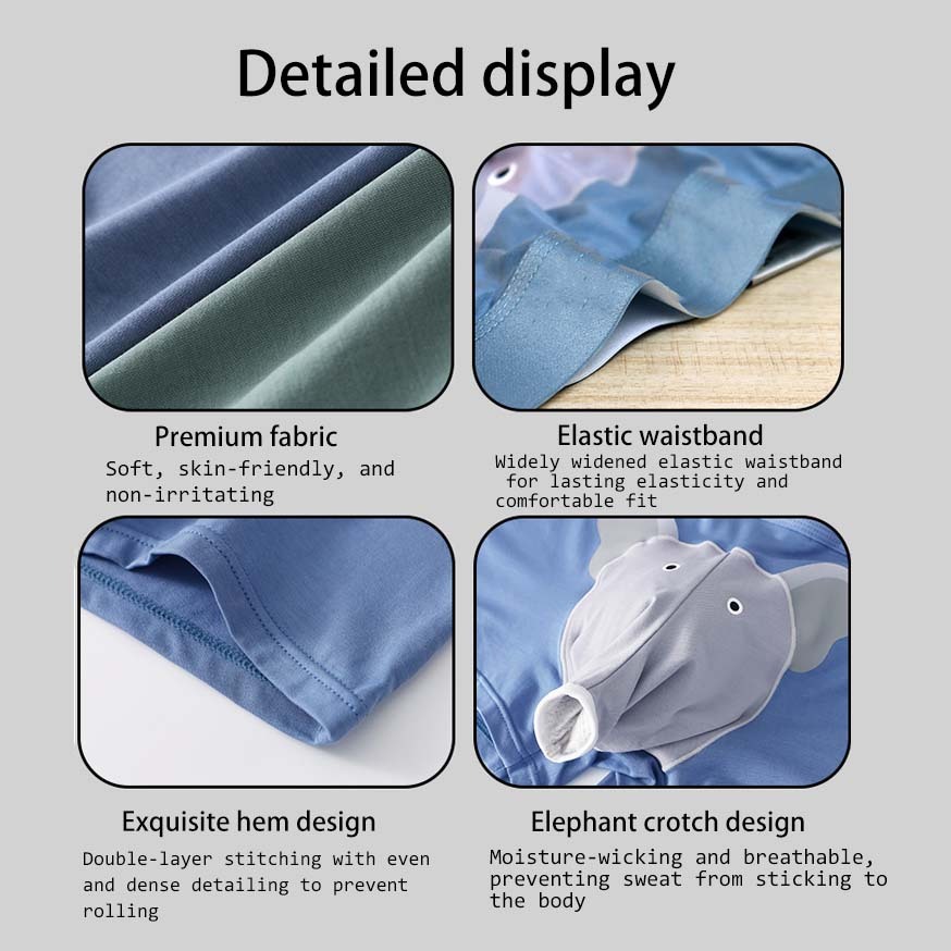 Men's elephant boxer shorts