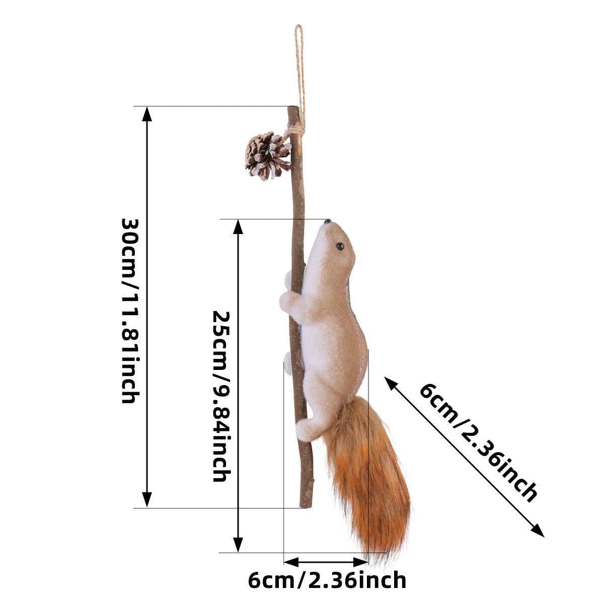 Squirrel desktop ornament