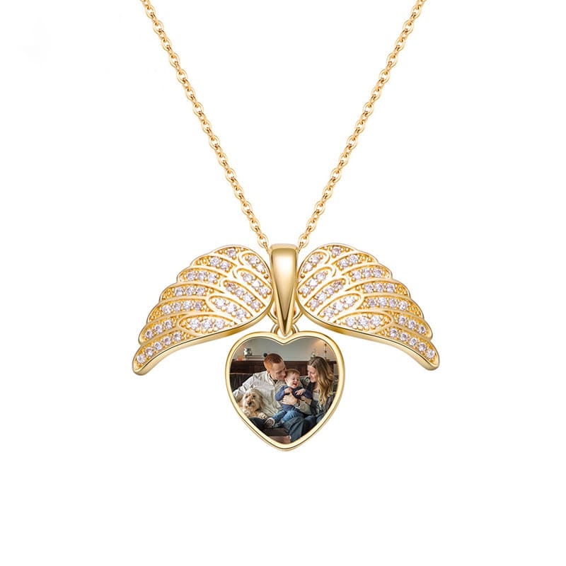 Personalized Wing Necklace
