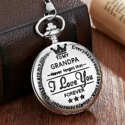 "To my son/daughter/father" Quartz Pocket Watch