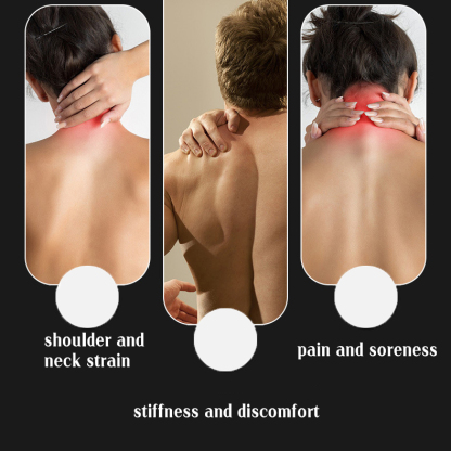 Neck-hanging neck massager