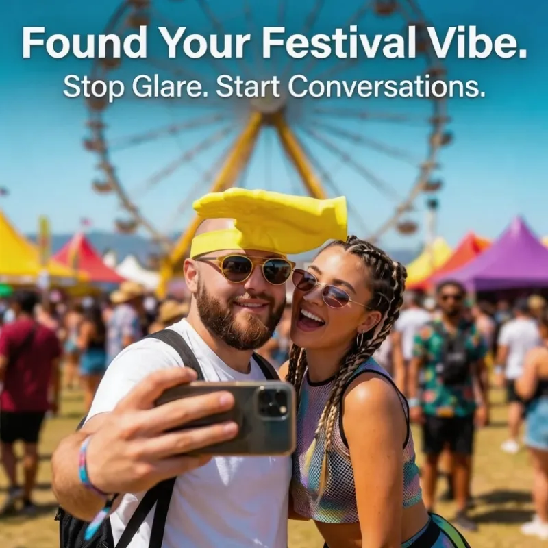 Funny hand-shaped Sun Hat headband