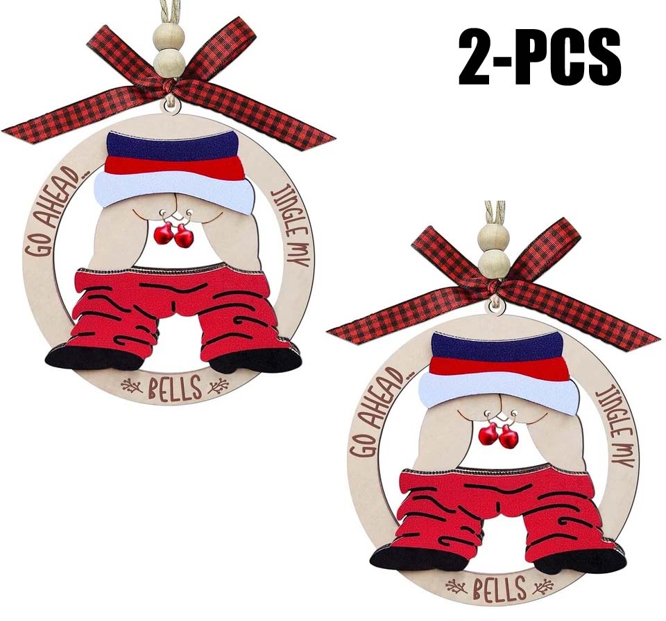 Christmas wooden ornaments