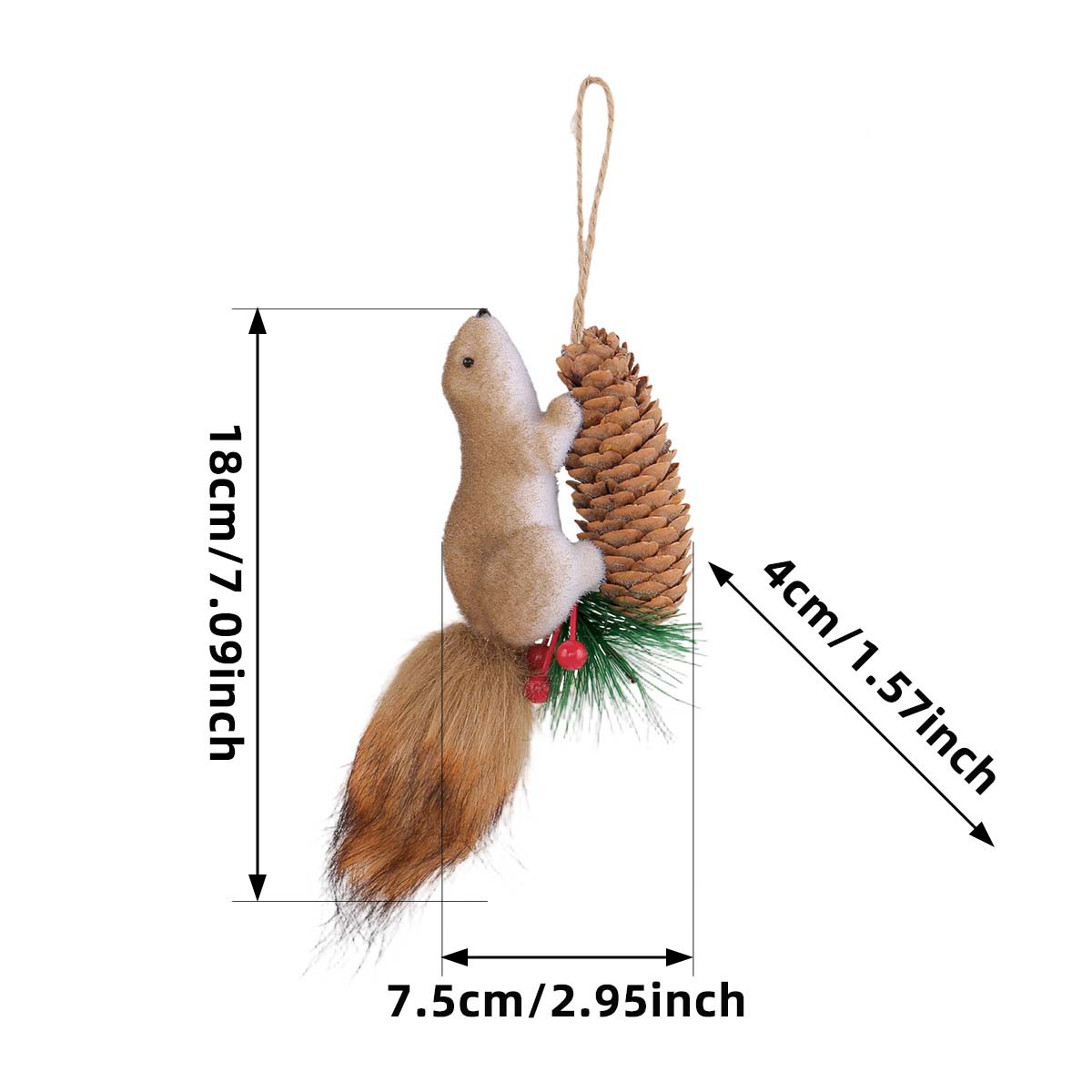 Squirrel desktop ornament