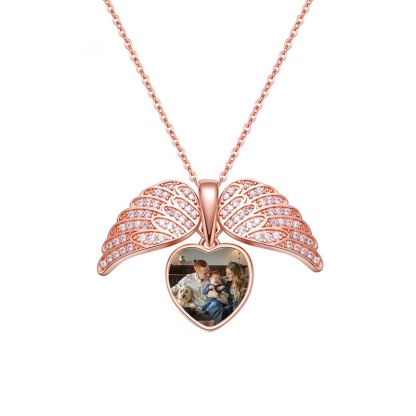 Personalized Wing Necklace