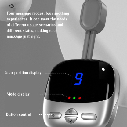Neck-hanging neck massager