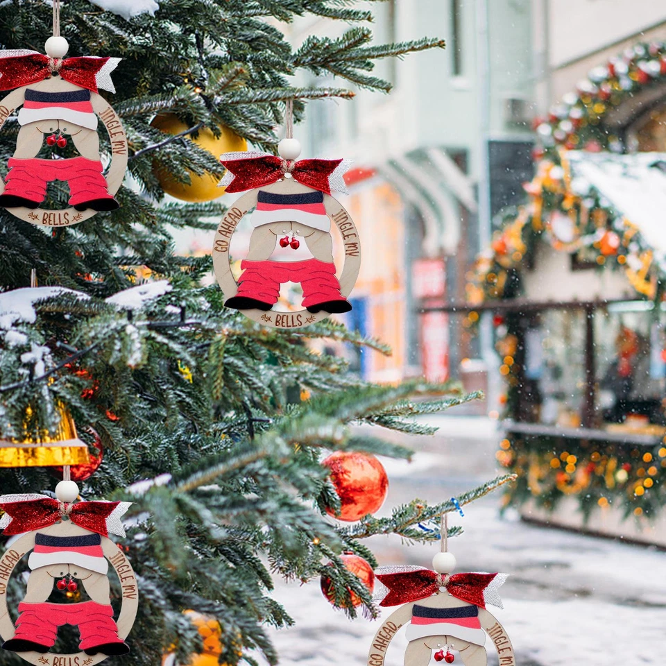 Christmas wooden ornaments