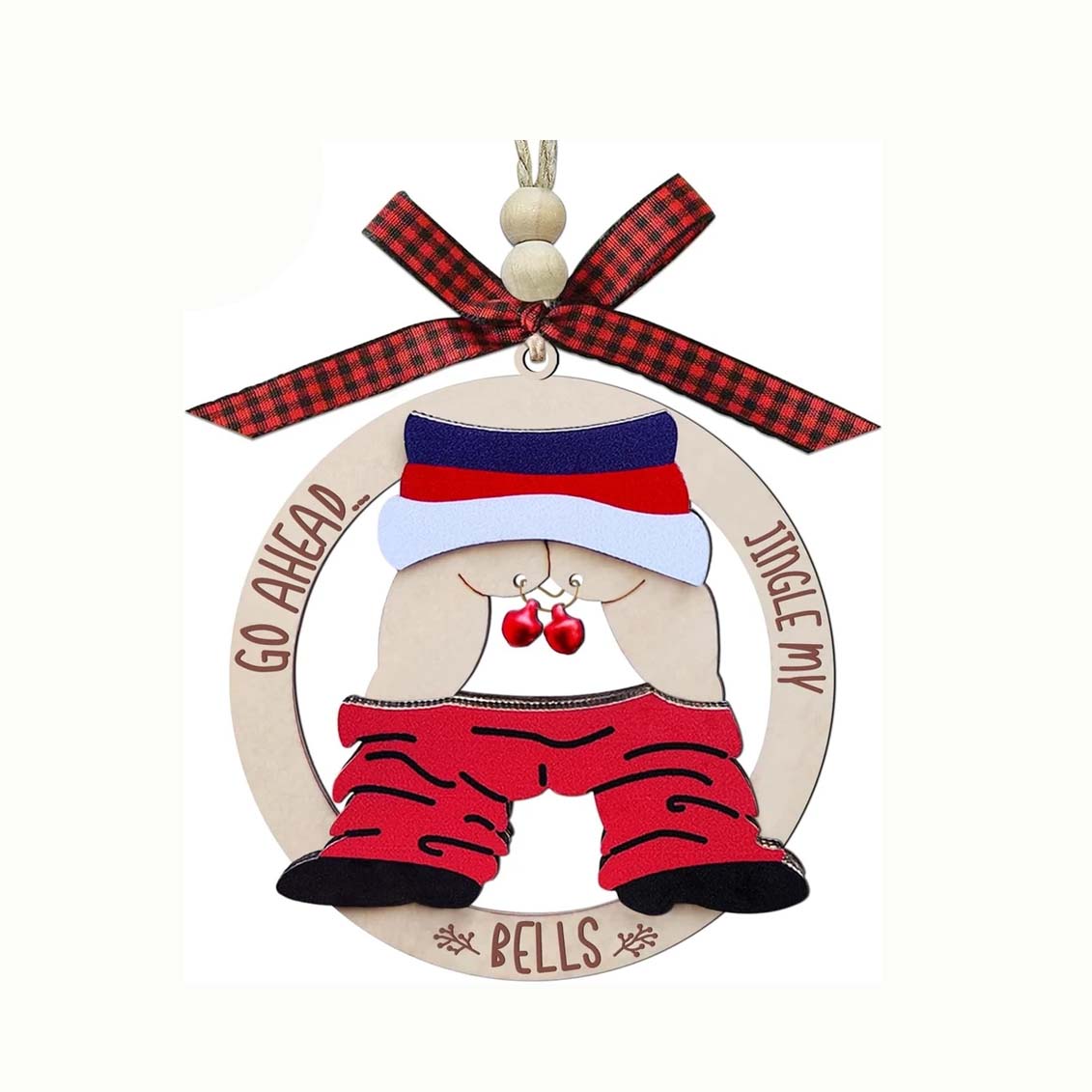 Christmas wooden ornaments