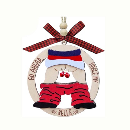 Christmas wooden ornaments