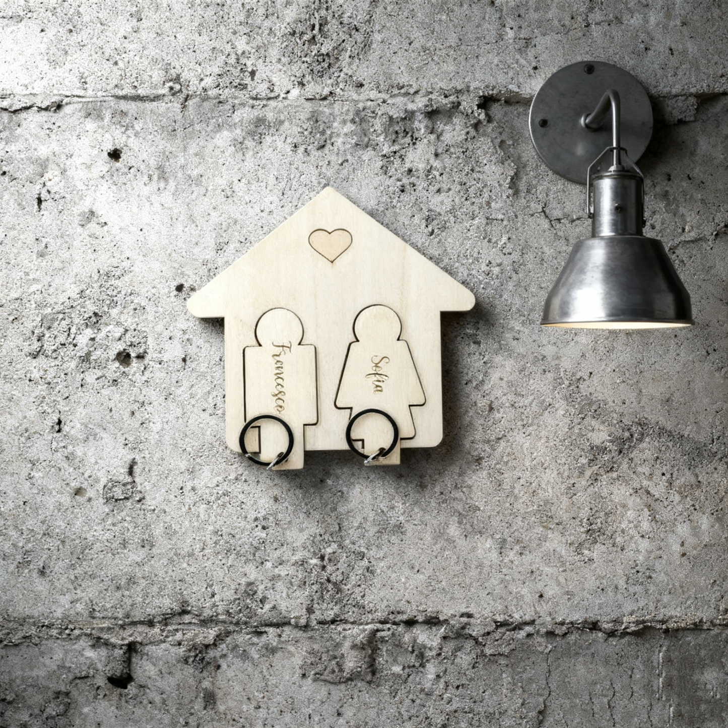 DIY Wooden Keychain Pendant