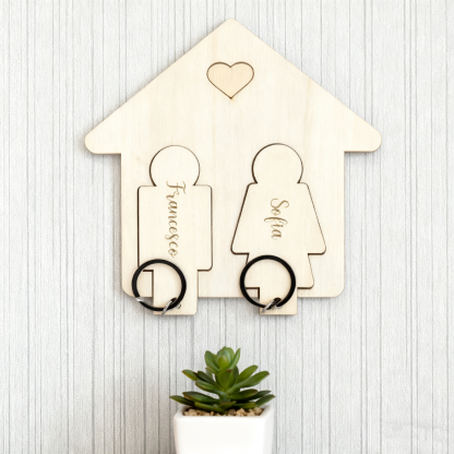 DIY Wooden Keychain Pendant