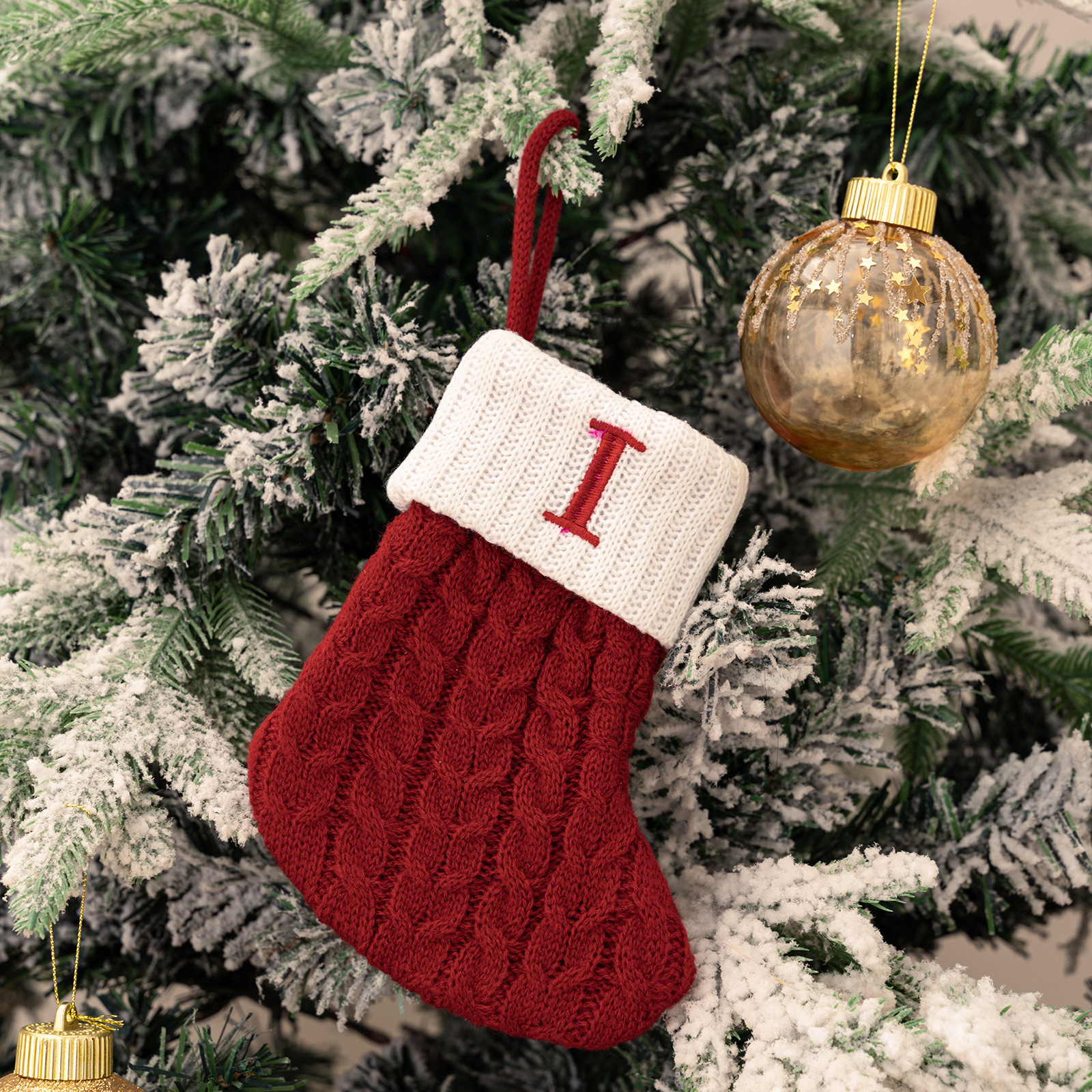 Letter Christmas stockings