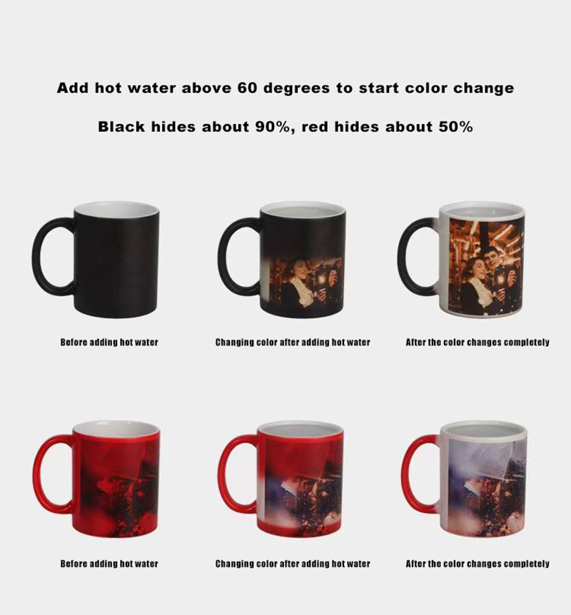 Creative color changing mug