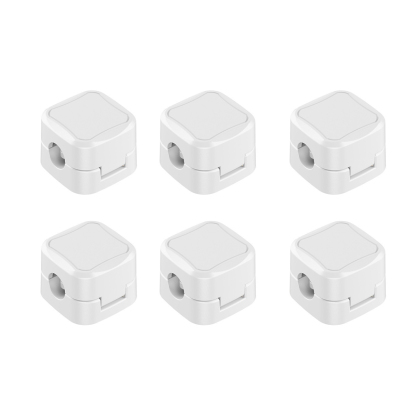 Magnetic cable organizer desktop car data cable clip fixing artifact