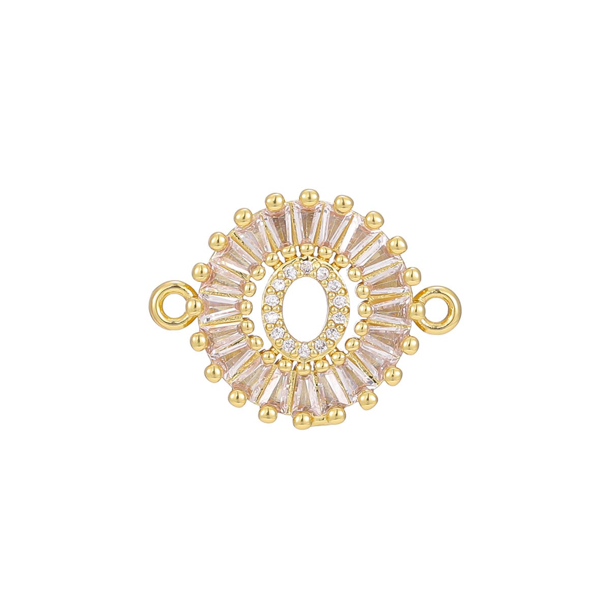 Zircon flower 26-letter bracelet