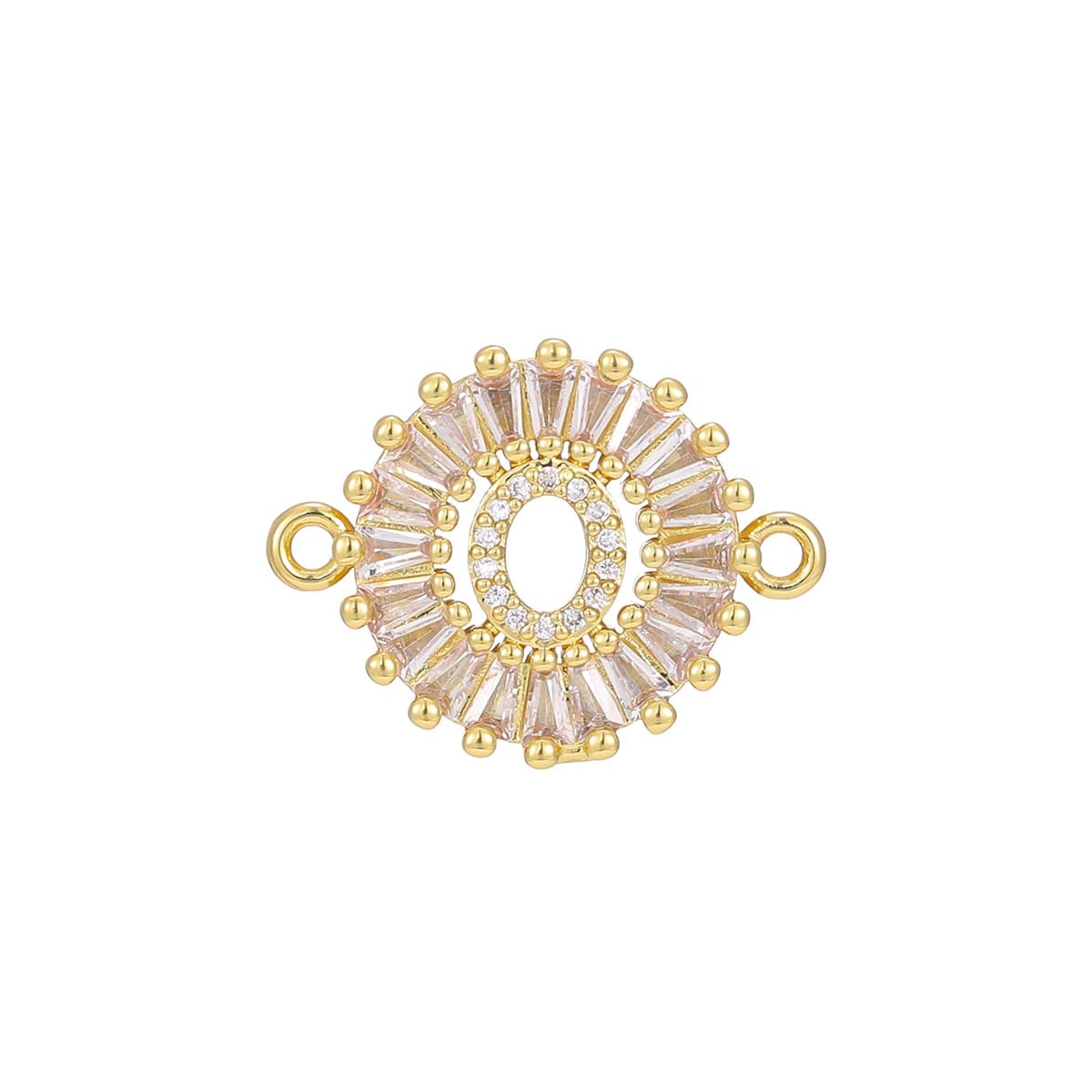 Zircon flower 26-letter bracelet