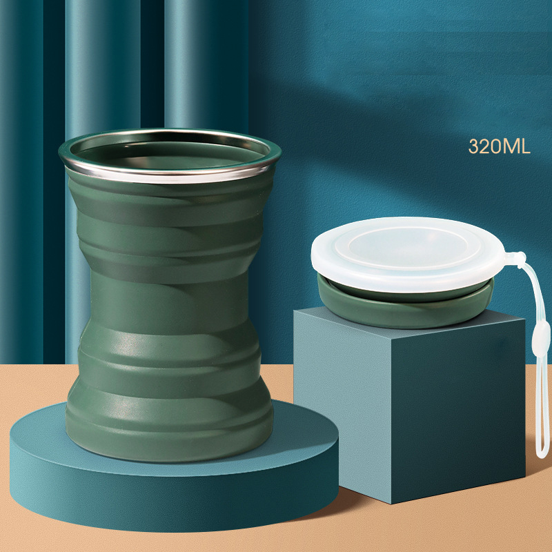 Creative mini retractable cup strap
