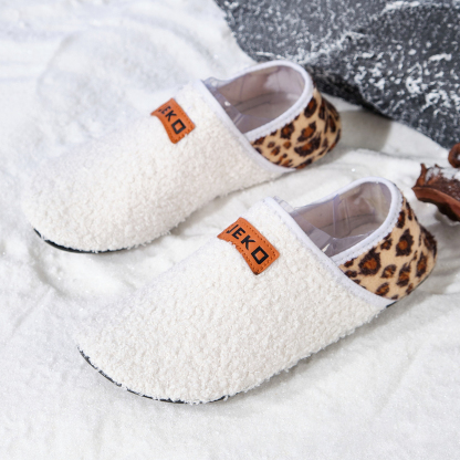 Home-cozy anti-slip and warm cotton shoes